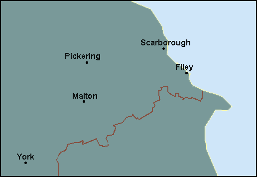 North Yorkshire: Scarborough Լܱߵ map