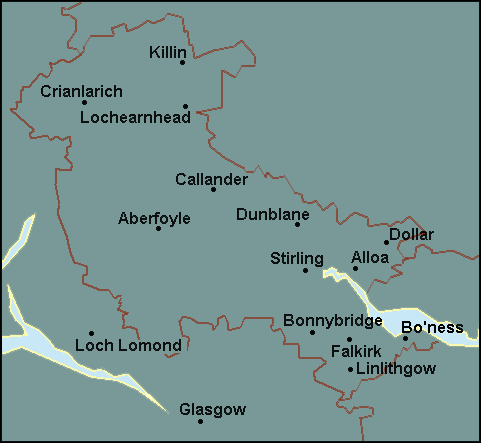 Falkirk, Stirling: Crianlarich, Stirling Լܱߵ map